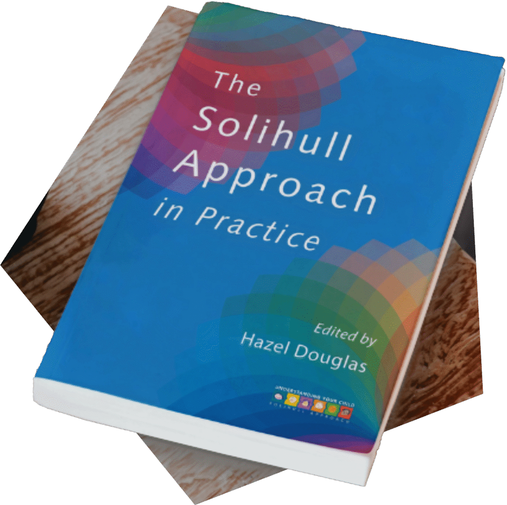 A informational guide titled 'The Solihull Approach in Practice' and edited by Hazel Douglas.
