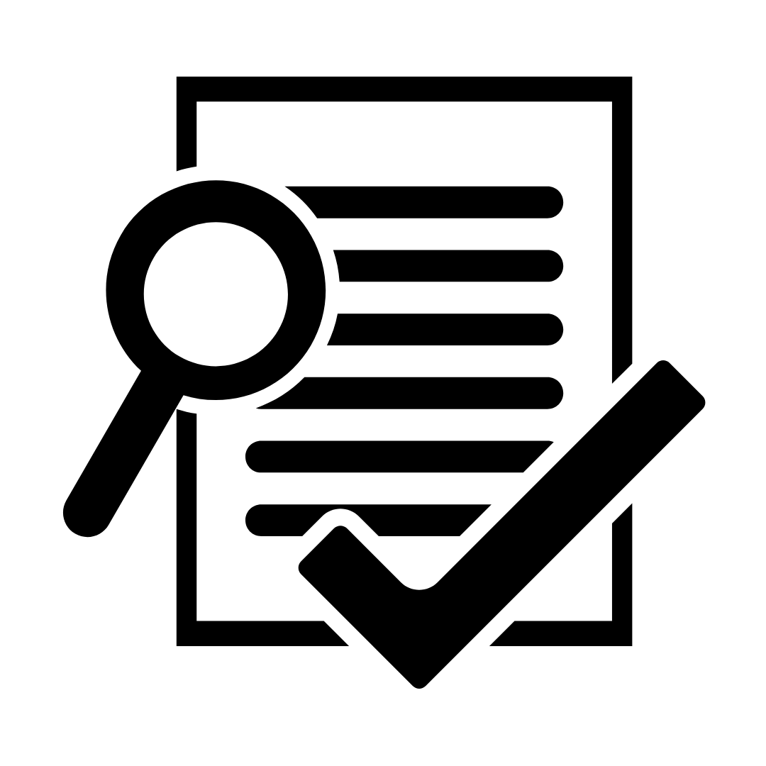An icon of an approved document.